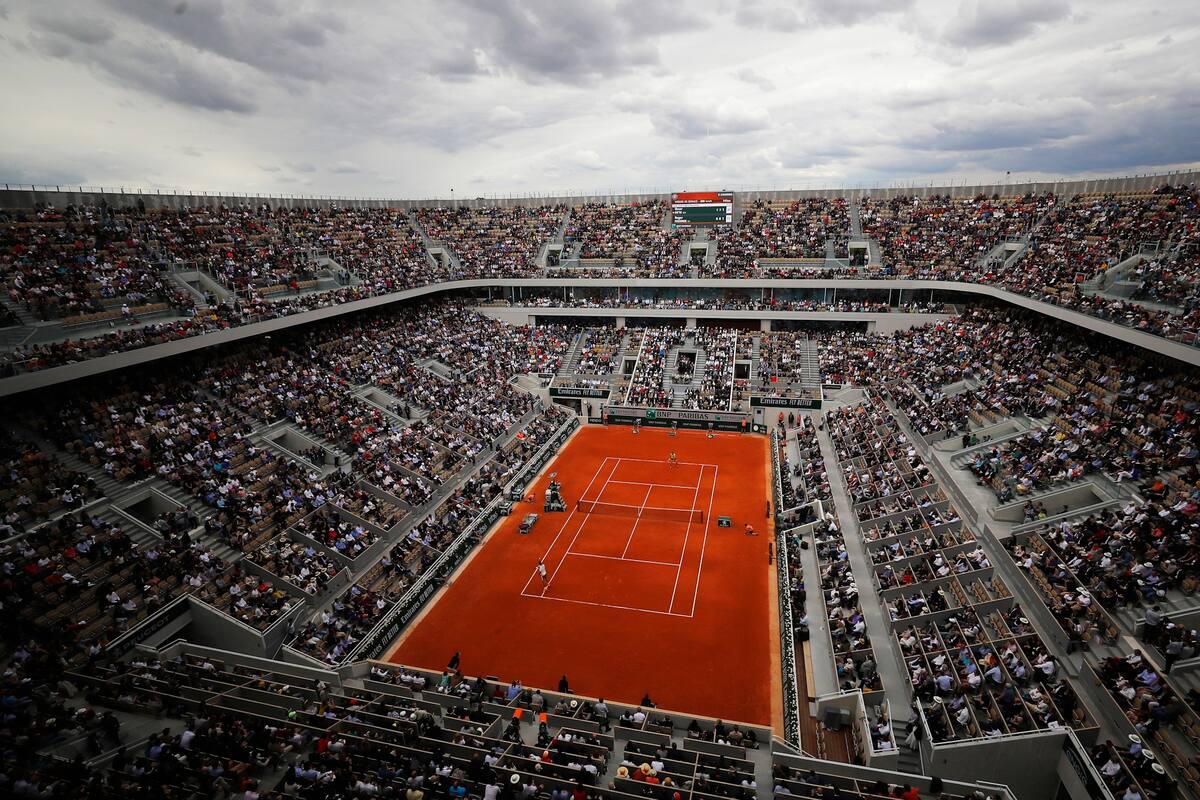 La cancha principal de Roland Garros