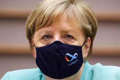 La canciller alemana, Angela Merkel, está preocupada por el avance de la pandemia en el país