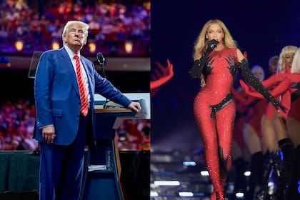 La canción viral de Trump sobre Beyoncé y Kamala Harris