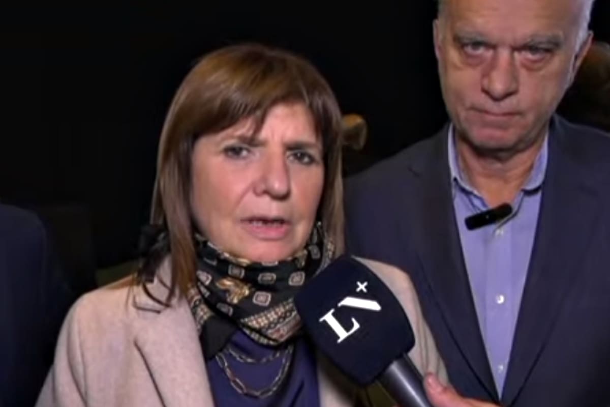 La candidata a presidenta de Juntos por el Cambio, Patricia Bullrich
