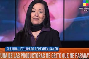 La cantante Claudia Canta conmigo ahora