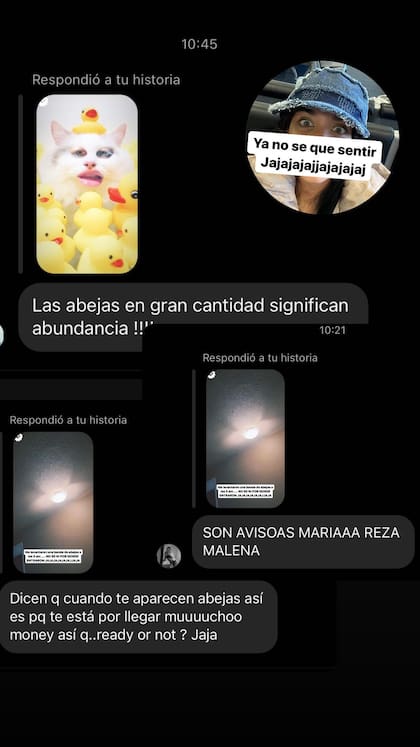 La cantante compartió las respuestas de sus seguidores