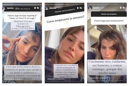 La cantante contestó otras preguntas de sus seguidores