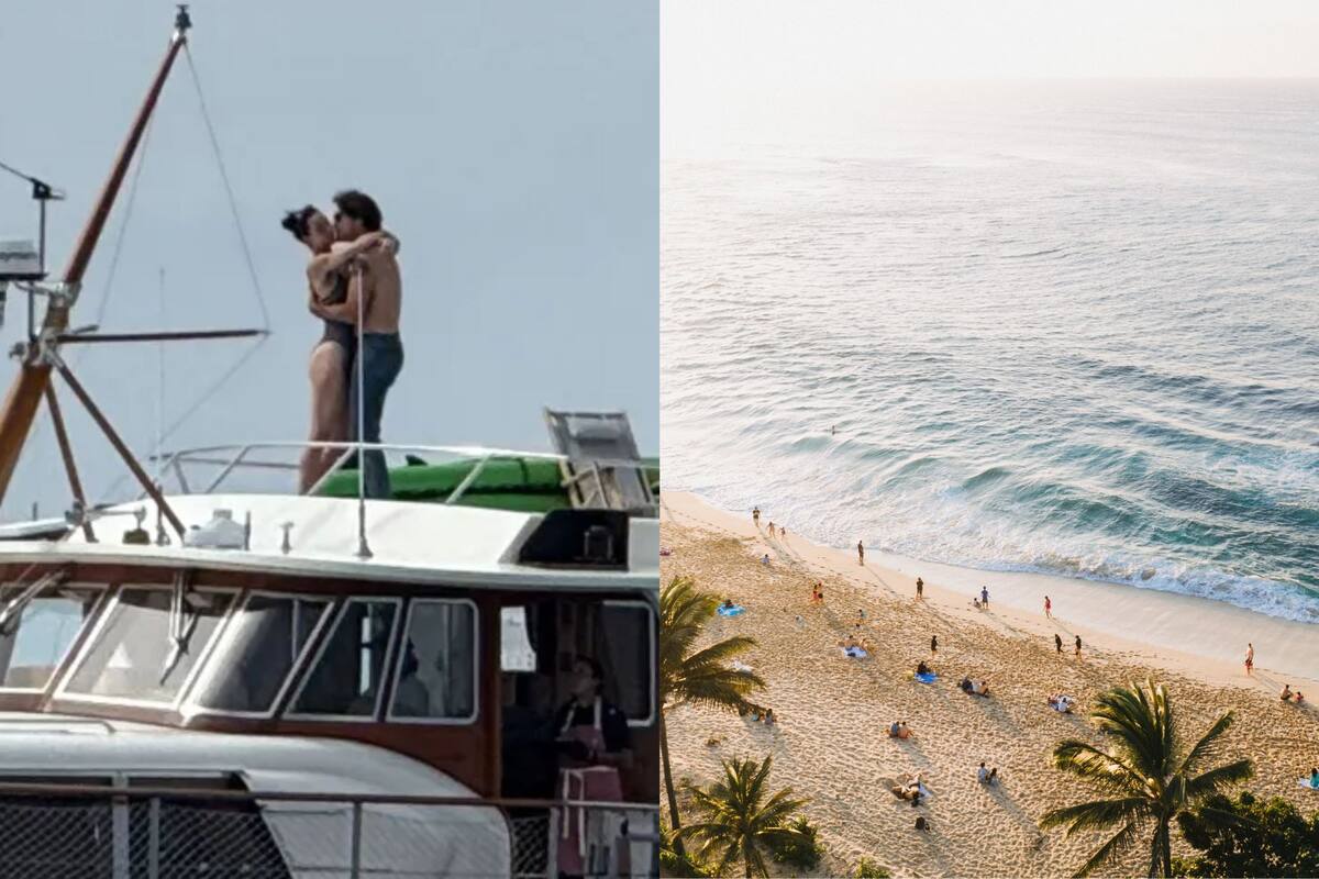 La cantante estadounidense y el exprimer ministro canadiense fueron vistos juntos en un yate frente a las costas de Santa Bárbara