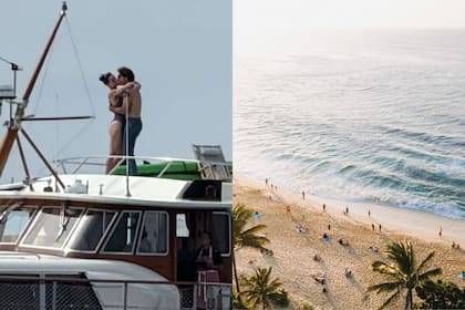 La cantante estadounidense y el exprimer ministro canadiense fueron vistos juntos en un yate frente a las costas de Santa Bárbara
