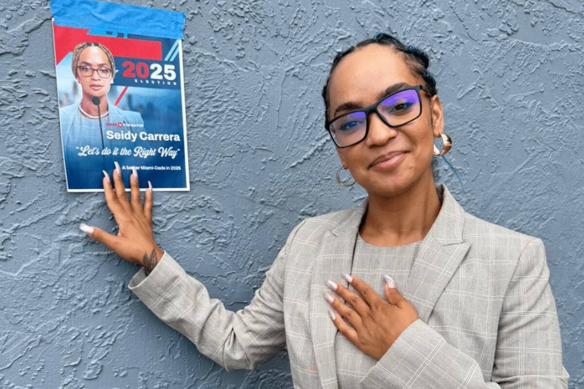 La cantante Seidy anunció que se lanzó como candidata a alcaldesa de Miami Dade