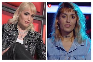 La cantante tuvo un gran gesto con la participante que en 2016 la acusó de plagio. Fuente: telefe