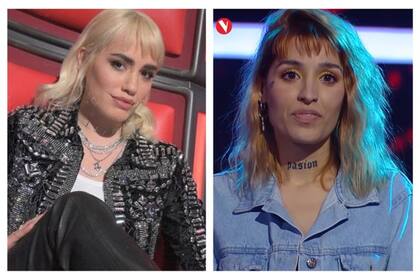 La cantante tuvo un gran gesto con la participante que en 2016 la acusó de plagio. Fuente: telefe