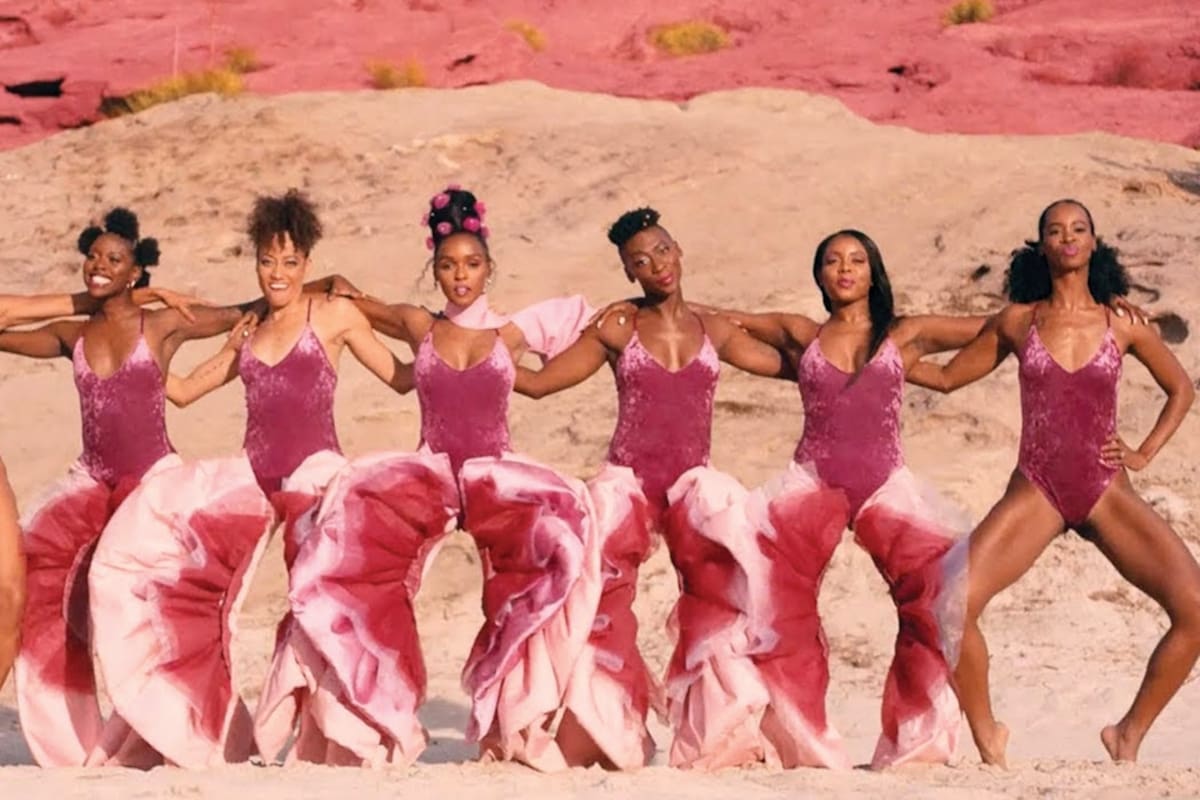 La cantante y actriz Janelle Monae usó unos pussy pants en el videoclip de su tema Pynk.