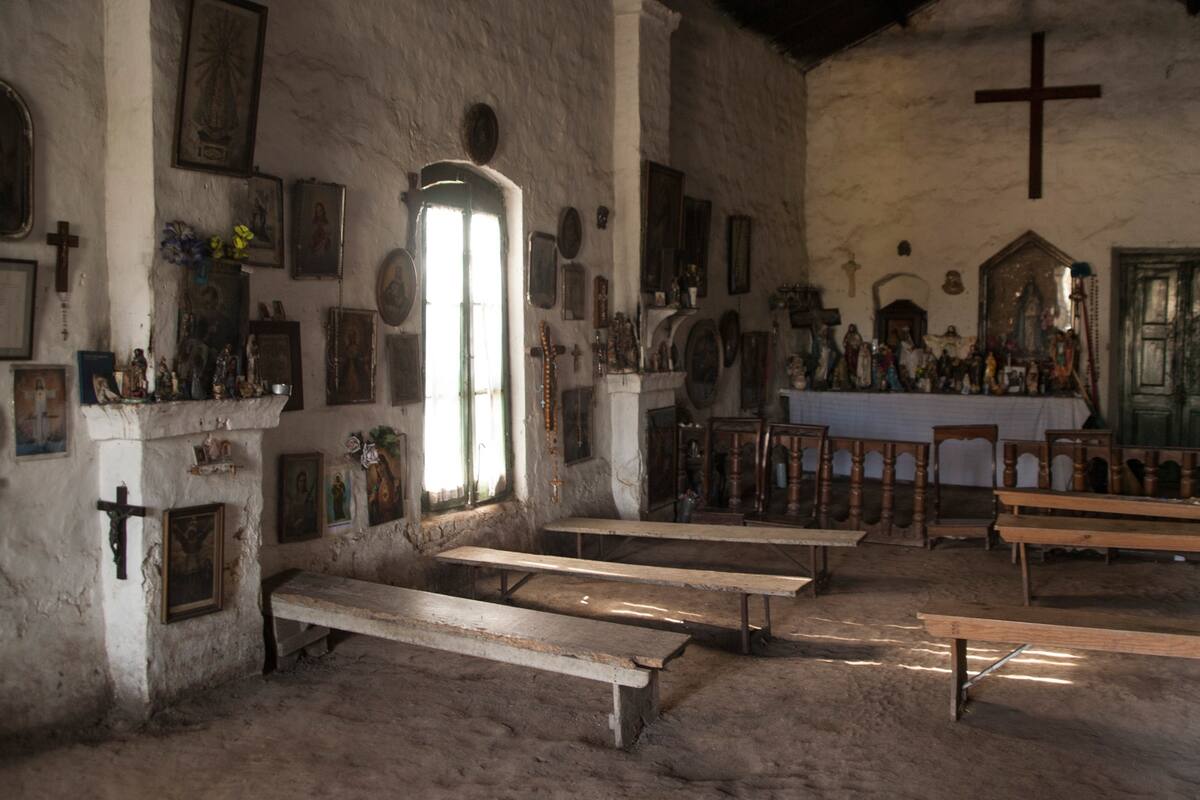 La capilla de los Negros, en Chascomús