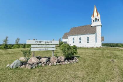 La capilla que se convirtió en una casa que se alquila por Airbnb