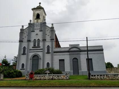 La capilla San Antonio, fundada en 1930, en Gardey