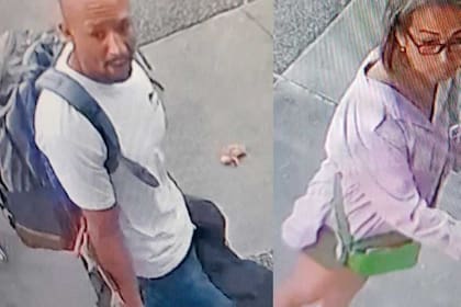 La captura de las cámaras de vigilancia que difundió la Policía de Newcastle (Australia)