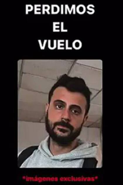 La cara de Diego Leuco lo dice todo: perdió el vuelo que lo traía de Panamá a la Argentina