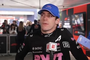 La cara de fastidio de Franco Colapinto tras el Gran Premio de China