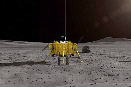 La sonda Chang"E 4 lleva en su interior un pequeño robot explorador, YuTu 2