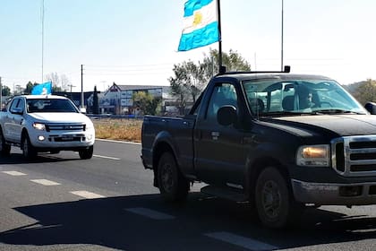 La caravana en Exaltación de la Cruz