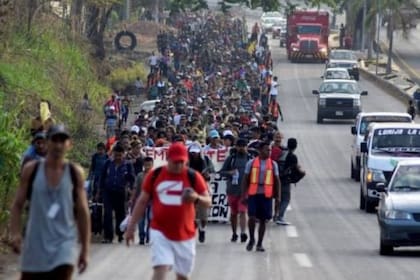 La movilización de personas inició a finales de marzo en Honduras