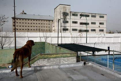 La cárcel de Devoto vista desde una casa vecina