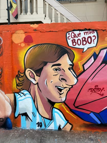 La caricatura de Messi y su frase viral en el Mundial de Qatar
