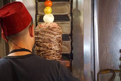 La carne que gira en Tabarish