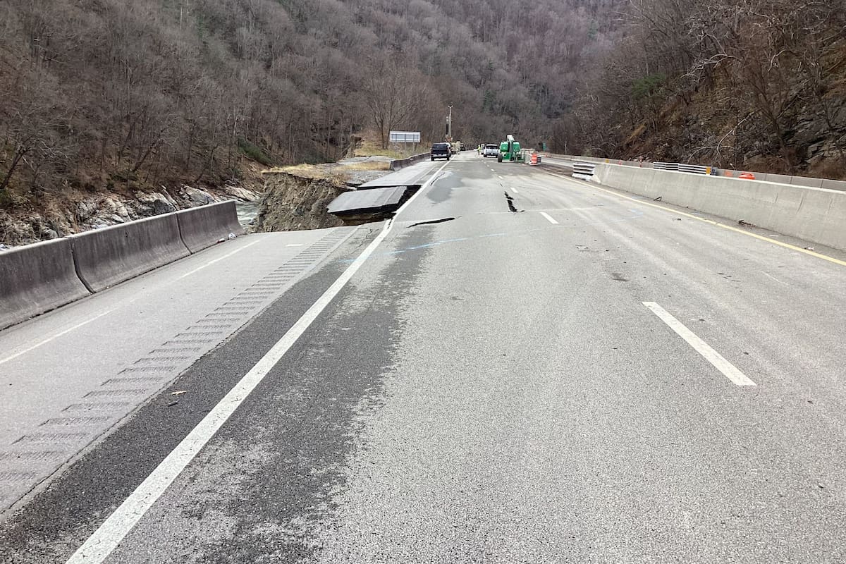 La carretera reabrirá en marzo (Foto: @NCDOT_I40)