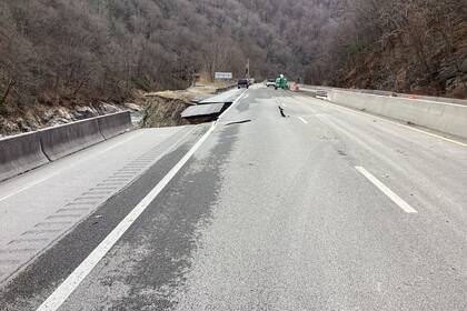 La carretera reabrirá en marzo (Foto: @NCDOT_I40)