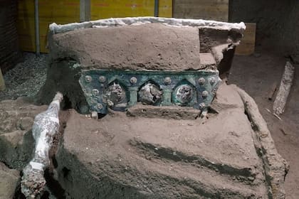 La carroza ceremonial está casi intacta