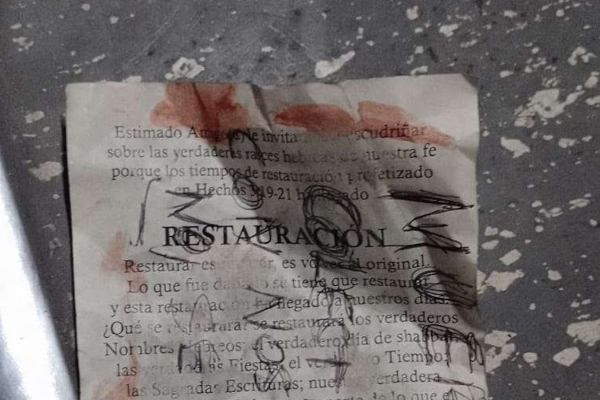 La carta con la amenaza a los colectiveros