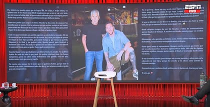 La carta de Lionel Messi a su padre fue motivo de reflexión en muchos programas de TV (Foto: Captura TV)