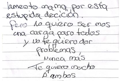 La carta del soldado Rodrigo Gómez que se suicidó en la Quinta de Olivos