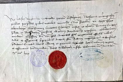 La carta escrita por Vlad Dracula en 1475. Fotografía: Gleb Zilberstein