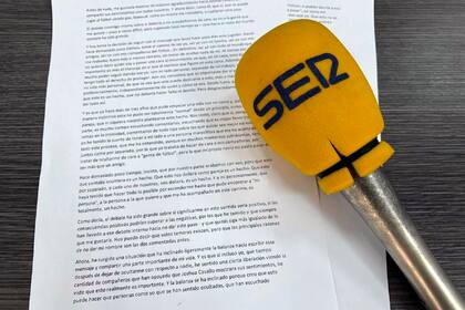 La carta fue enviada a la Radio Murcia, de la cadena SER