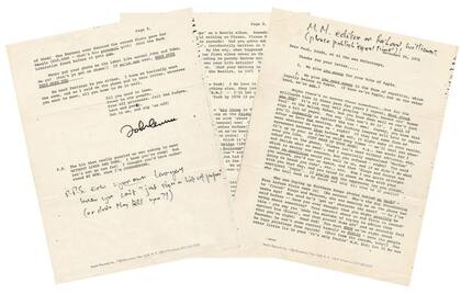 La carta que John Lennon mandó a Paul McCartney (1971) para que fuera publicada en la revista 'Melody Maker'.
MELODY MAKER CAIAZZO & REAL