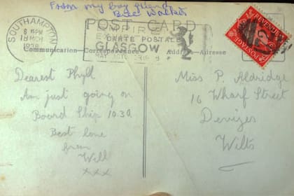 La carta que le envió Bill Walker a su enamorada