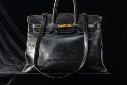 La cartera Birkin original.