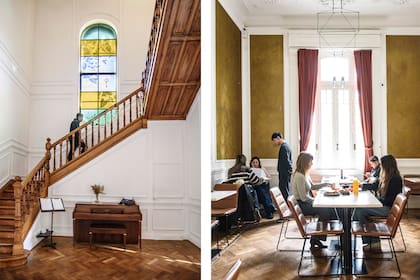 La casa antigua se restauró respetando su estructura original