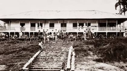 La Casa Arana, ubicada en La Chorrera, fue uno de los principales centros de acopio del caucho