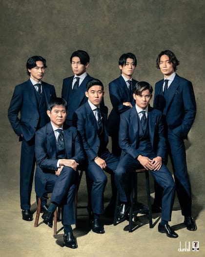 La casa británica Dunhill está detrás de los espectaculares trajes de la selección japonesa