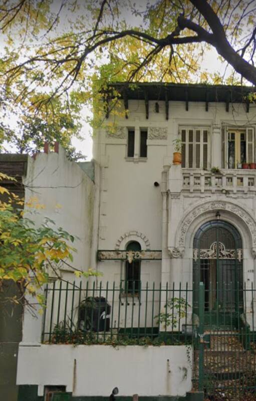 La casa de Caballito cuando aún estaba en condiciones