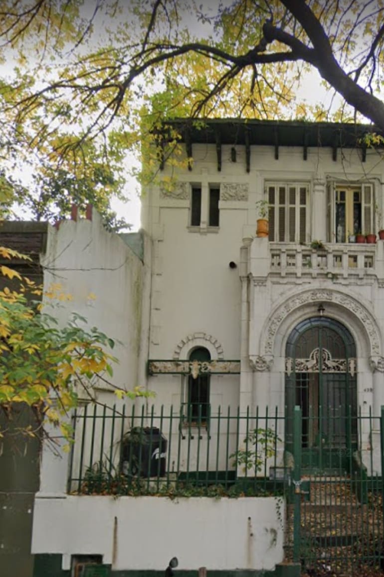La casa de Caballito cuando aún estaba en condiciones