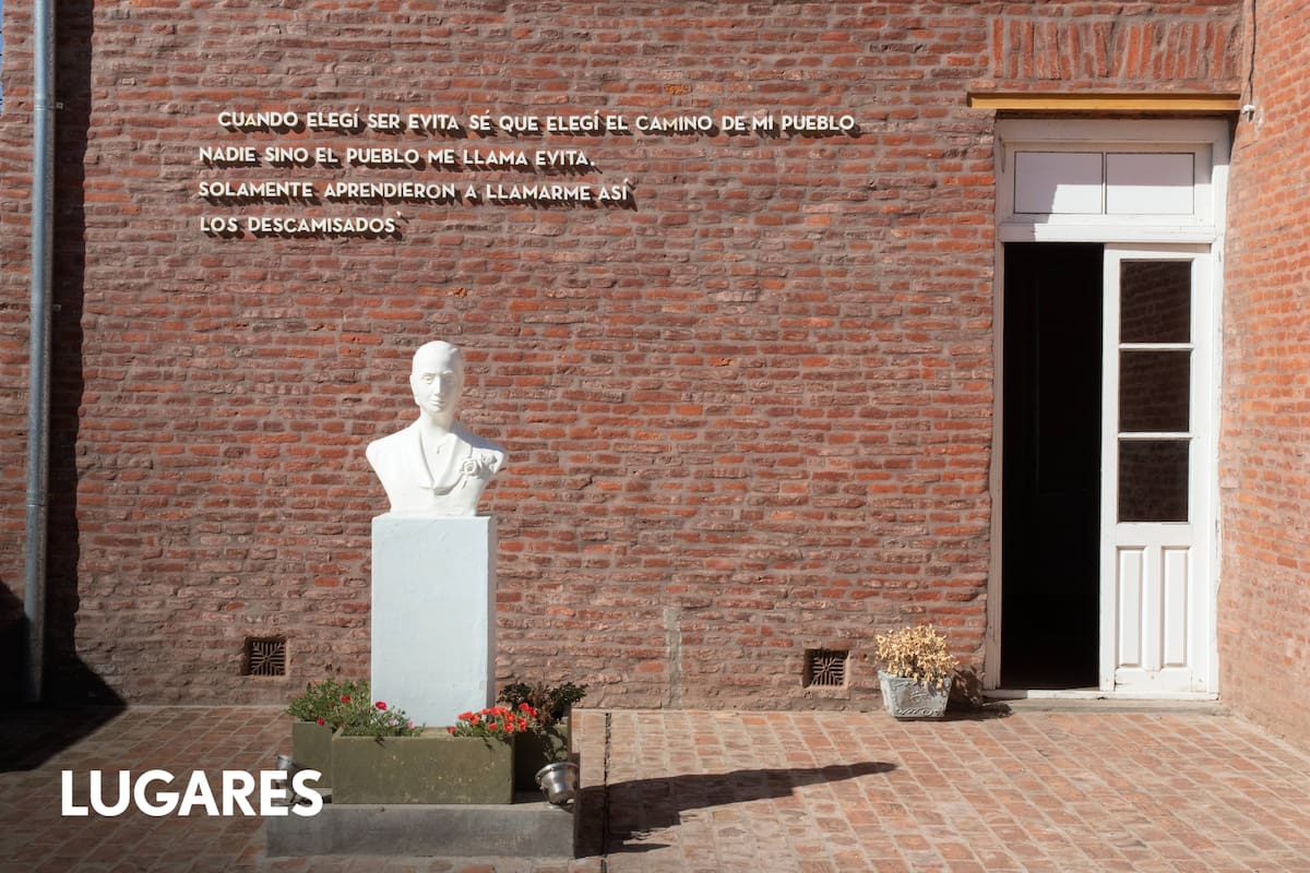 La casa de Eva Duarte se visita