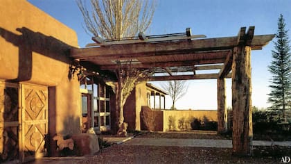 La casa de Gene Hackman en Santa Fe, Nuevo México