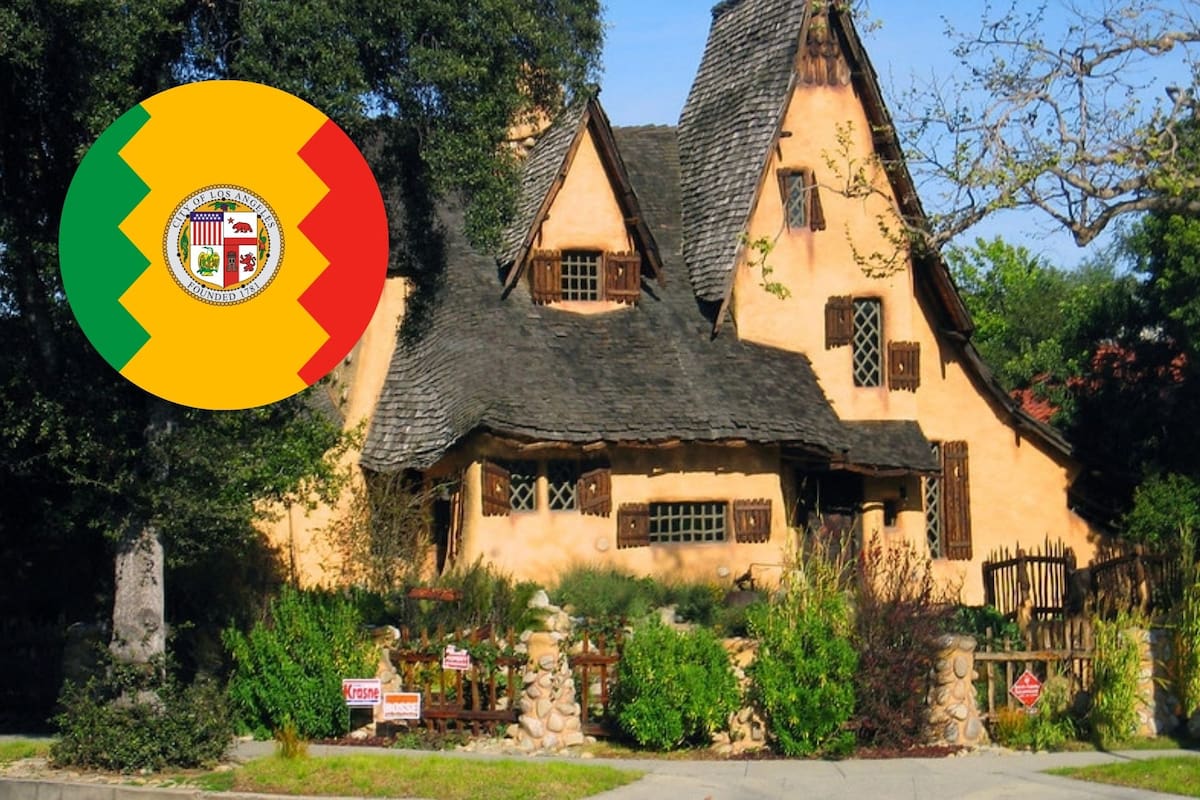 La Casa de la Bruja está ubicada en Beverly Hills en Los Ángeles y su arquitectura parece sacada de la ficción (Flickr/Lori Branham)