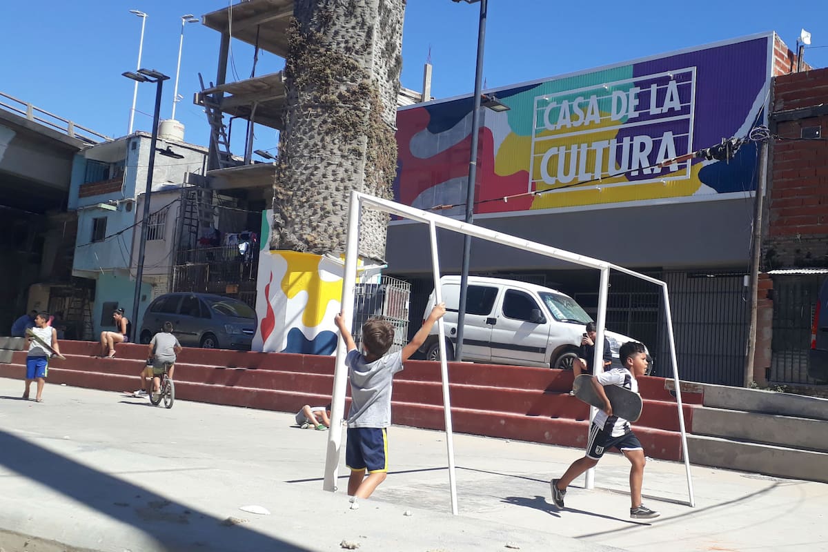 La Casa de la Cultura de la villa 31 ya está terminada; comenzaron a dictar los primeros talleres