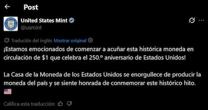 La Casa de la Moneda confirma la producción de ejemplares con el rostro de Donald Trump