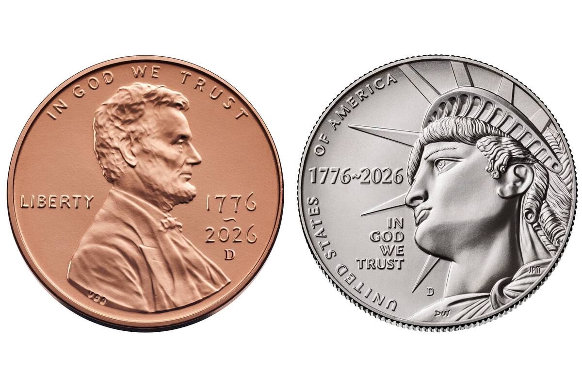 La Casa de la Moneda emitirá nuevos ejemplares para coleccionistas debido al 250.º aniversario de Estados Unidos