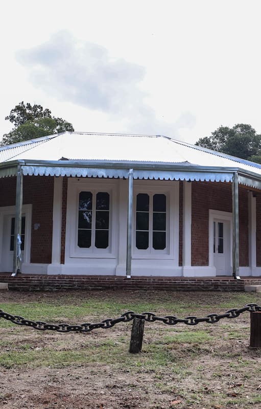 La casa de los médicos del lazareto de Martín García fue recuperada como Centro de Interpretación.