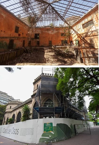 La Casa de los Osos se encuentra en plena restauración.