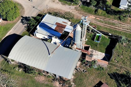 La casa de María Victoria Caillava donde ayer se realizaron peritajes